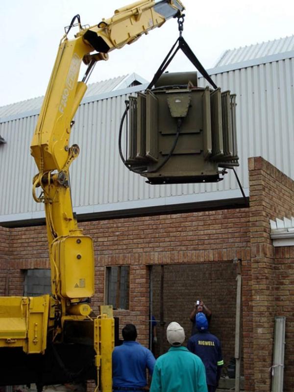 Removal of old transformer